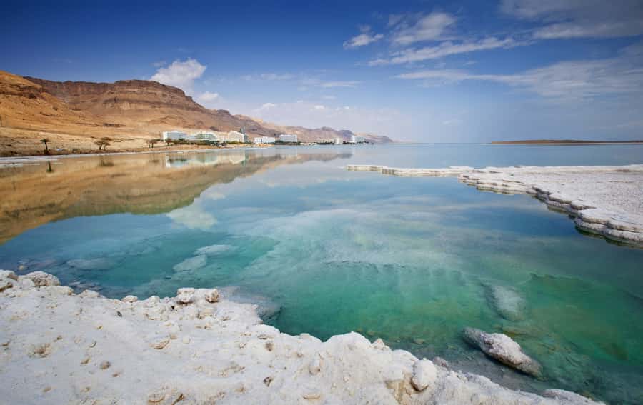 From Jerusalem: Masada and Dead Sea Tour - The Dead Sea, mud, salt, and an odd floating sensation
