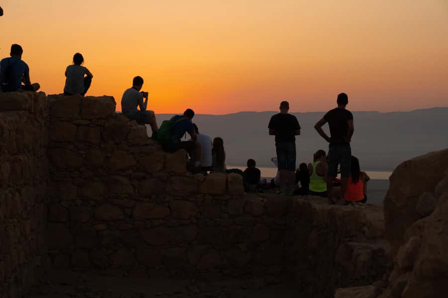 From Jerusalem: Masada at Sunrise, Ein Gedi & Dead Sea Tour - Exploring the fortress without a full-time guide