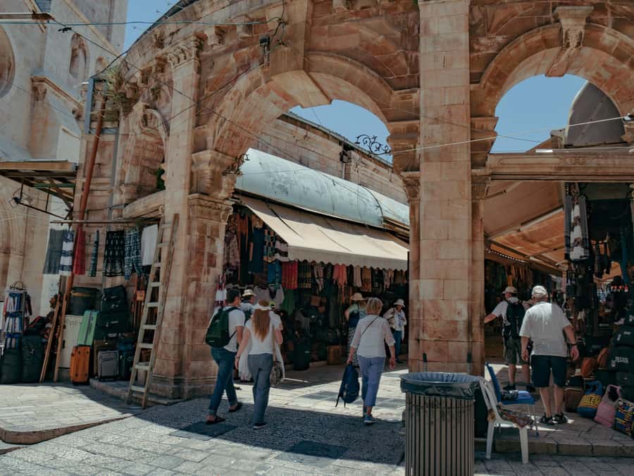 From Tel Aviv: City of David & Underground Jerusalem Tour - The Byzantine Cardo and the Jewish Quarter