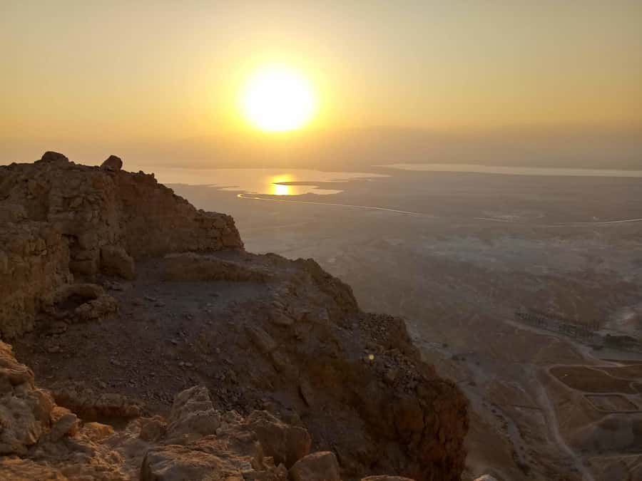 From Tel Aviv: Masada Sunrise, Ein Gedi and Dead Sea Tour - Floating at the Dead Sea after the hike