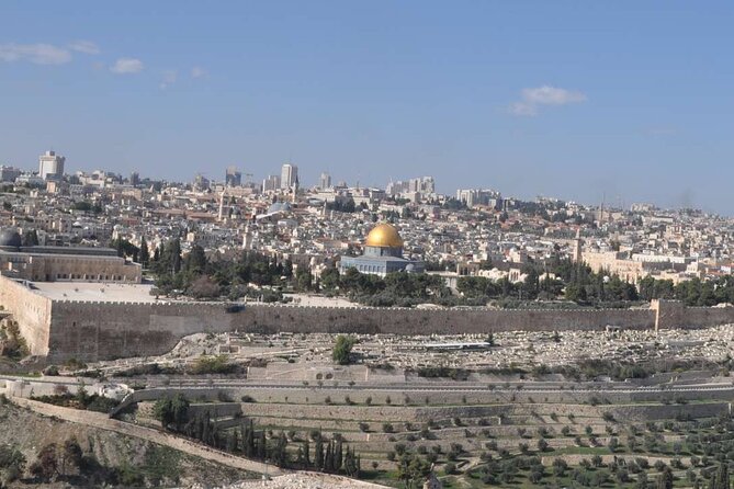 Full-Day Holy City of Jerusalem and Bethlehem Private Guided Tour - The Mount of Olives viewpoint