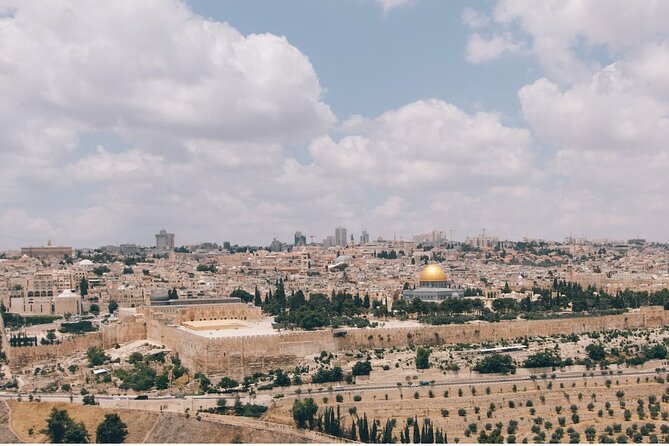 Full Day Private Christian Tour in Jerusalem with Tour Guide - The Mount of Olives viewpoint and Jerusalem below