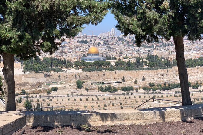 In The Footsteps of Jesus Day Tour - Dguide Self Guiding App - Dominus Flevit and the view over the Old City