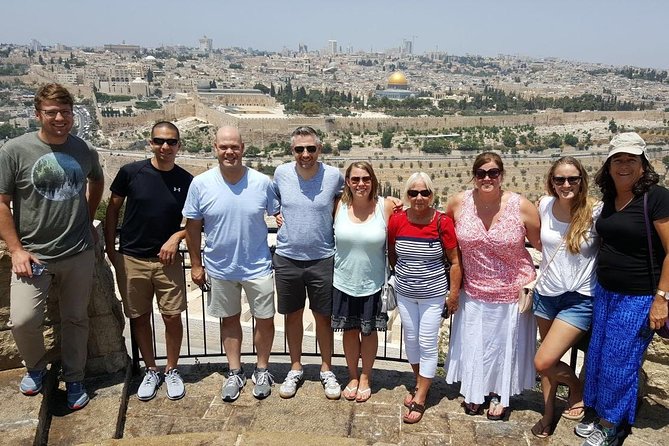 Jerusalem & Bethlehem Tour from Haifa Port 2024 - Small Group - The Mount of Olives gives you the right opening view