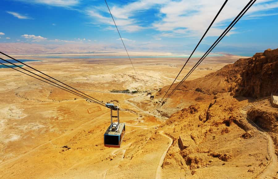 Jerusalem: Masada National Park and Dead Sea Excursion - Ein Gedi, Qumran, and the road beside the Dead Sea
