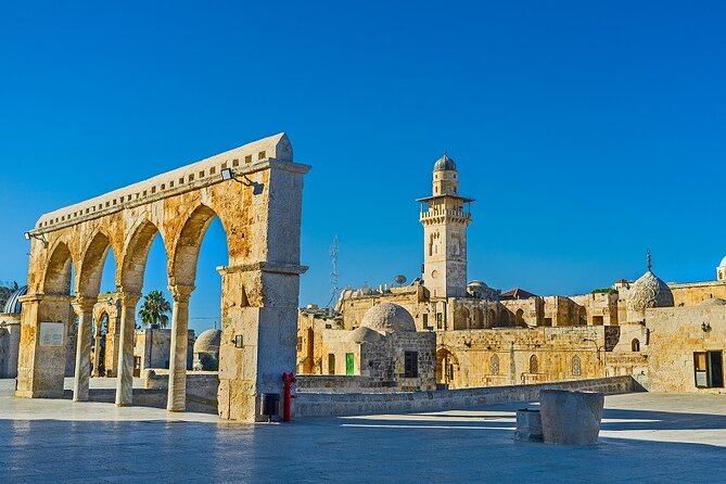 Jerusalem Temple Mount & Dome of the Rock - Davidson Center and the southern approach