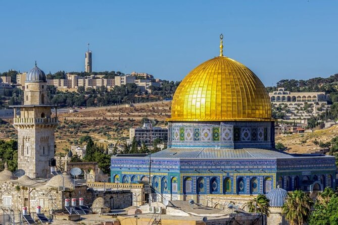 Jerusalem Temple Mount & Dome of the Rock from Tel Aviv - Seeing the Dome of the Rock from outside