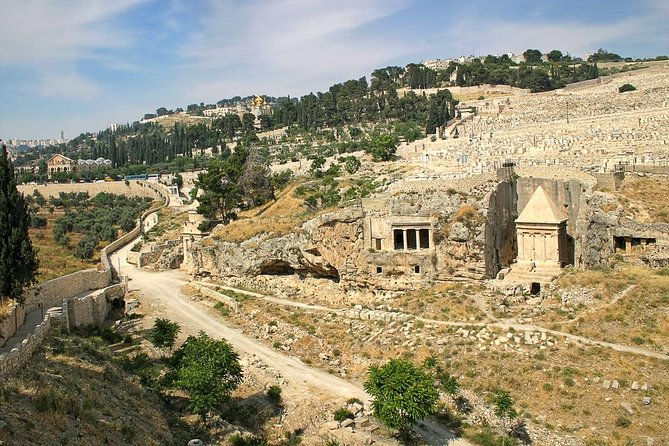 Jerusalem Temple Mount & Dome of the Rock from Tel Aviv - Mount of Olives and the Tomb of the Prophets