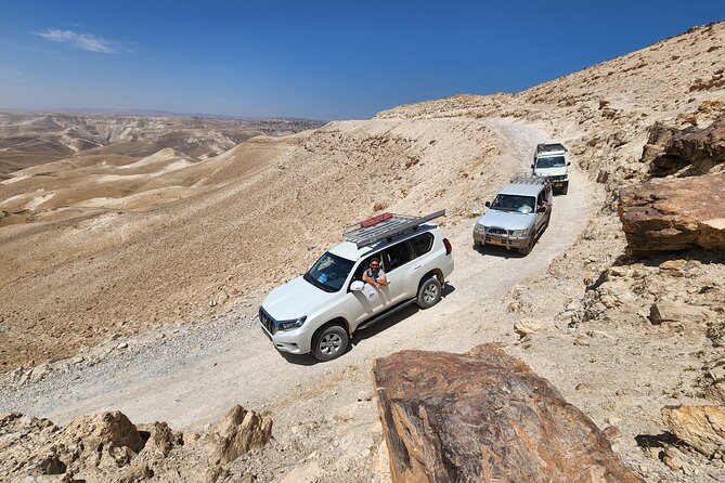 Judean Desert Jeep Adventure from Jerusalem - Mount Monter and the first wide view