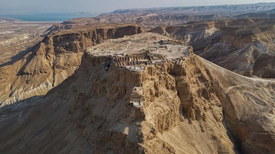 Massada and the Dead Sea in Russian - Masada and the story on the cliff