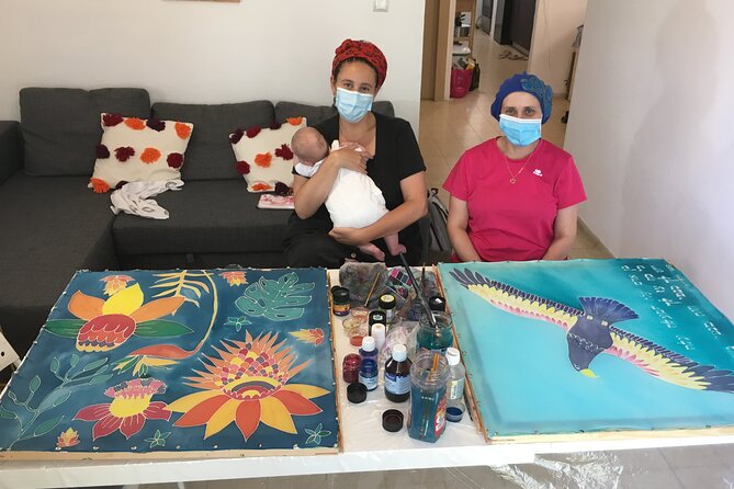 Private Silk Painting Workshop in Jerusalem - Create a scarf - - Timing, location, and simple preparation