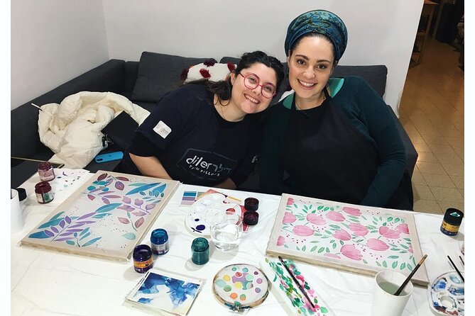 Private Silk Wall Hanging Painting Workshop in Jerusalem - What You Take Home
