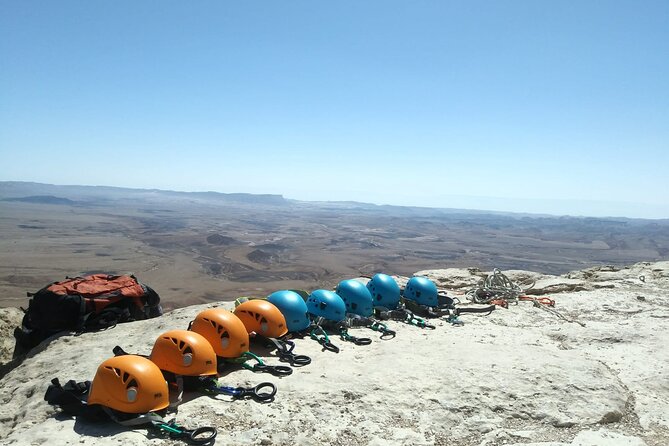 Rappelling Down the Ramon Crater Cliff - What the two-hour outing is like