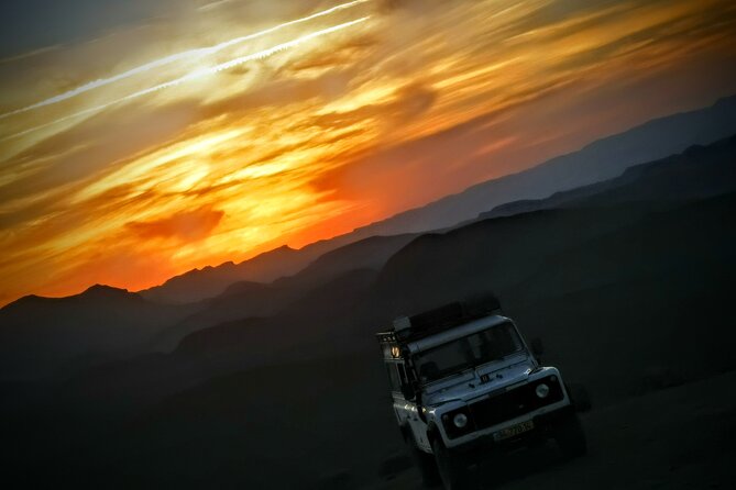 Sunset time Ramon Crater Jeep tour, bonfire and stargazing - What the $522 group price means