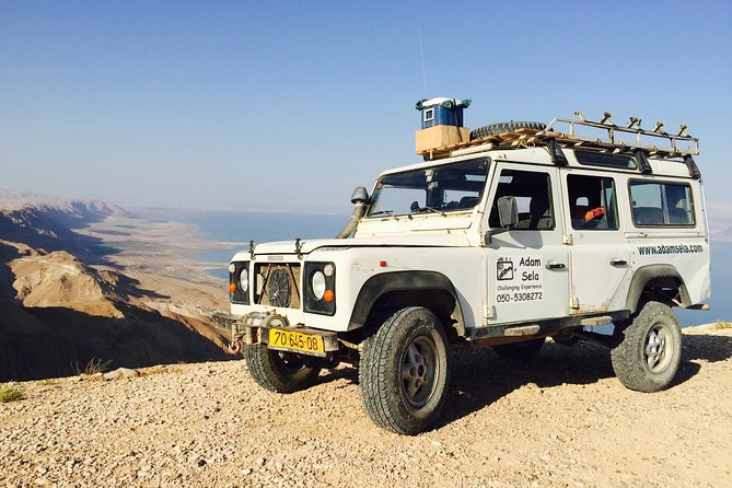 Two hour guided jeep tour in to and around the Ramon crater - The Ramon River bed and the story in the rocks